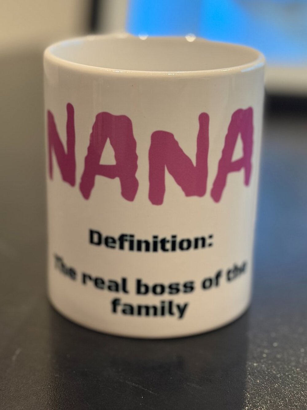 NANA Definition: The Real Boss of the Family Mothers Day Gift 11 oz Mug
